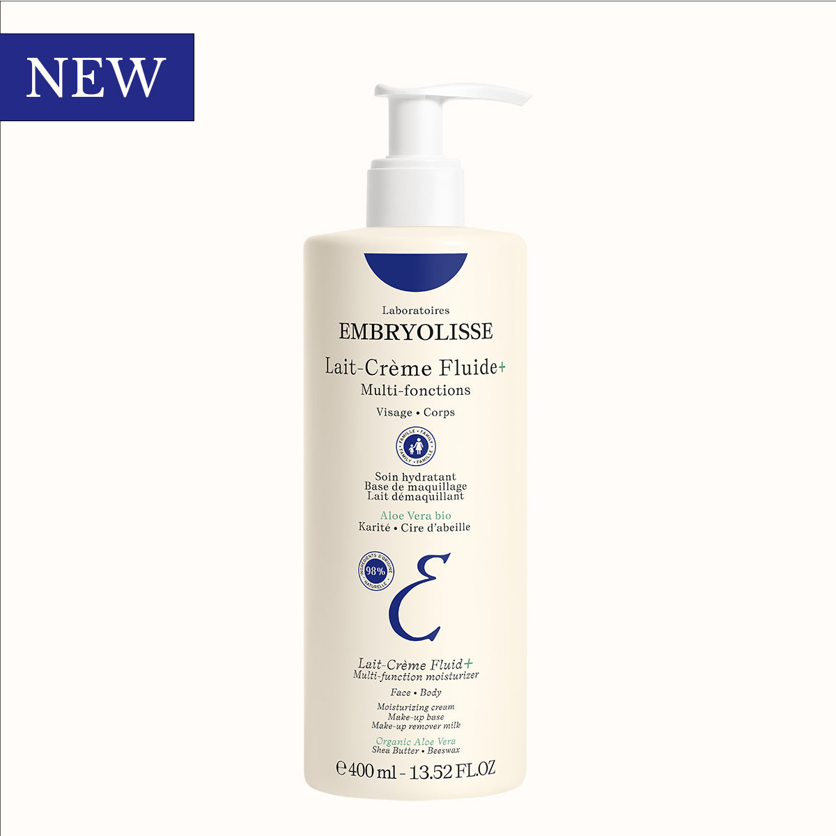 Lait-Creme Fluid+ new formula forthe whole family - Embryolisse skincare