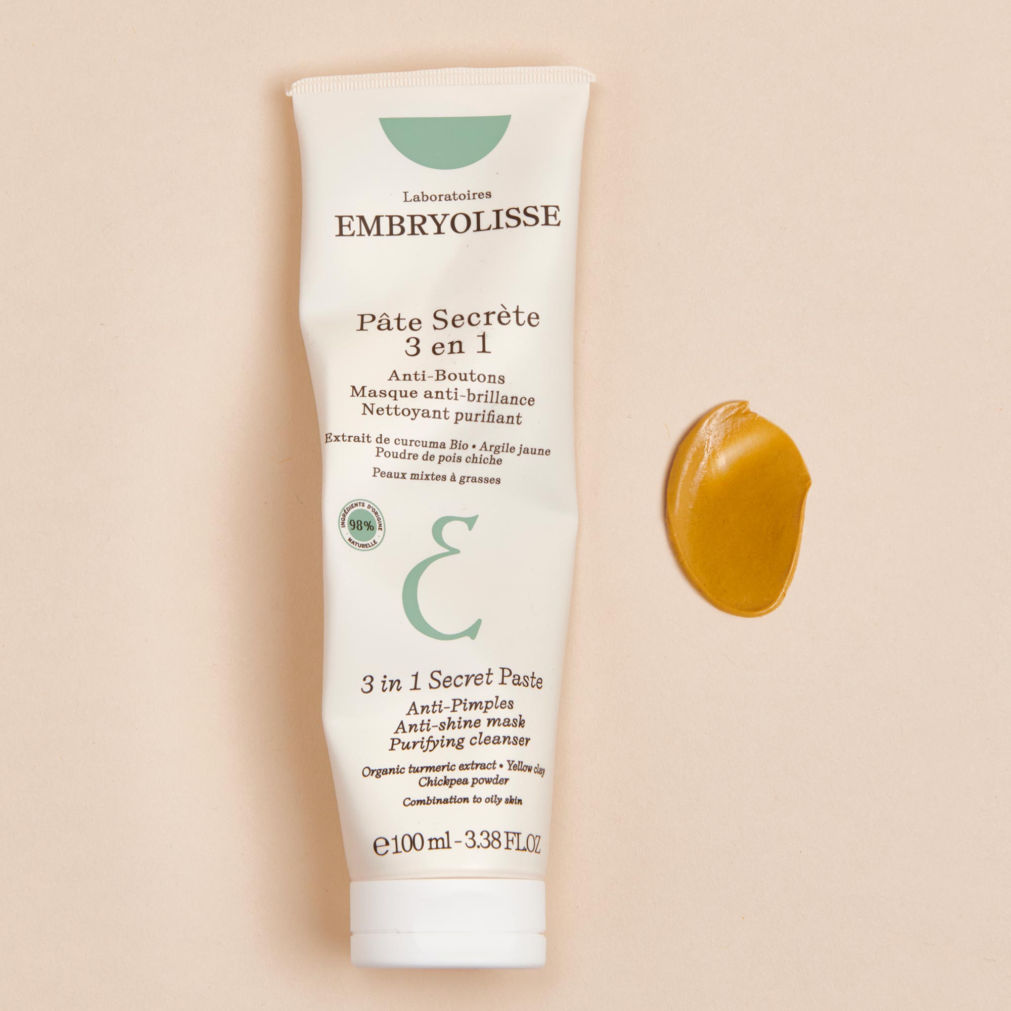 Secret paste natural skincare with turmeric - Embryolisse