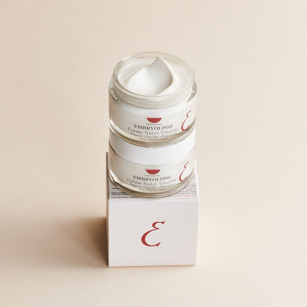 Nutri-Vitality cream in glass jar from Anti-Aging Collection - Embryolisse skincare