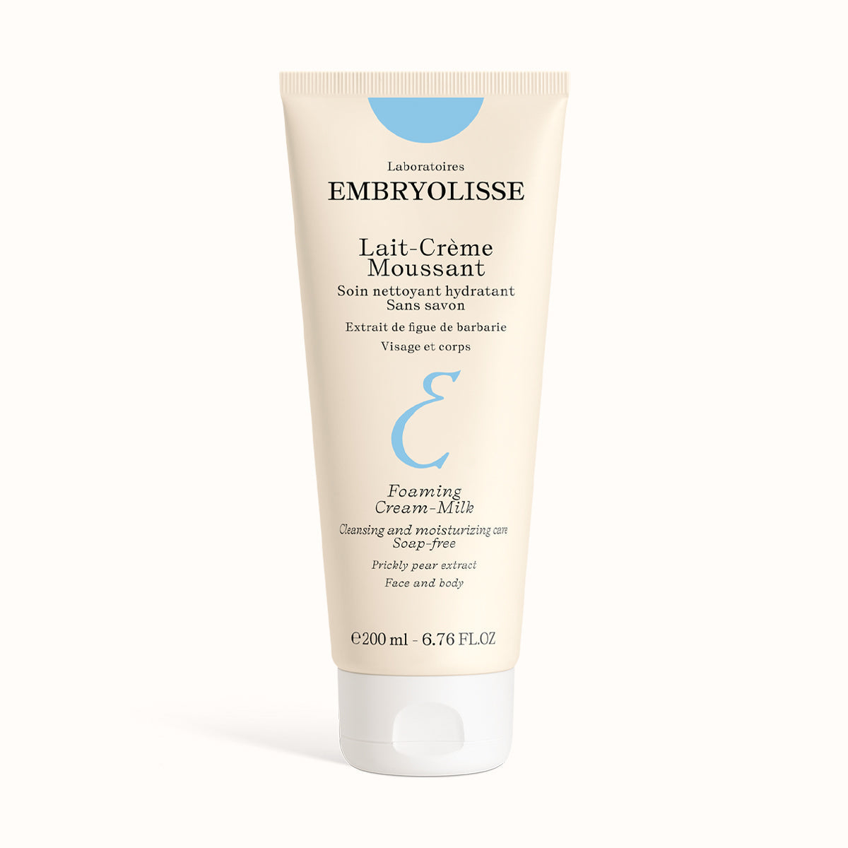 Foaming Cream Milk soap-free cleansing and moisturizing care from the Cleansers Collecction - Embryolisse Skincare