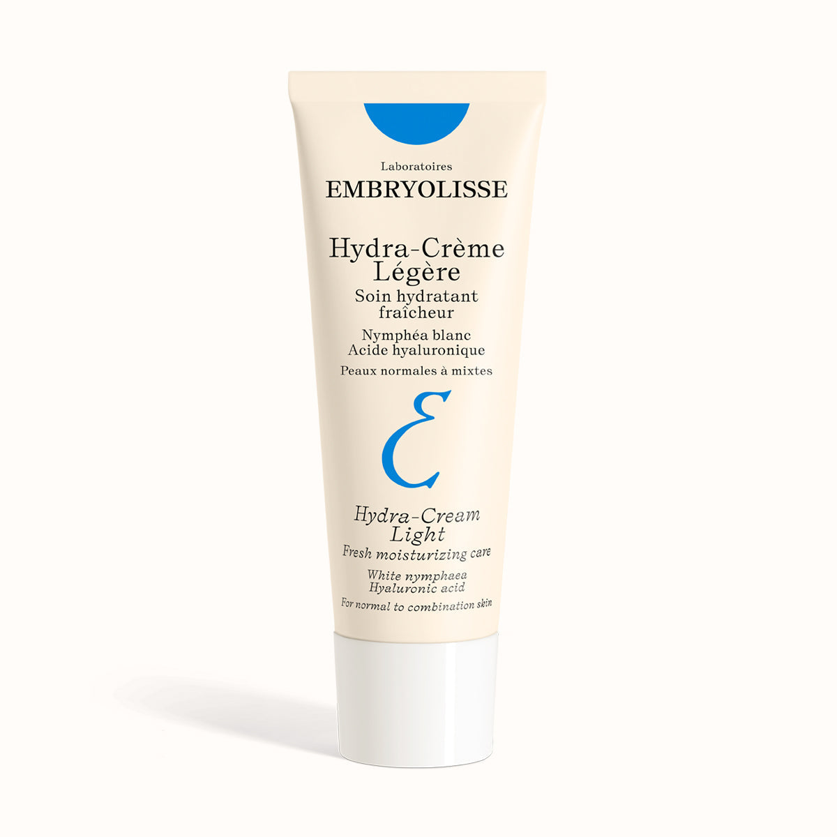 Hydra Cream Light moisturizer: lightweight hydration with white nymphea and hyaluronic acid from the Moisturizers Collection - Embryolisse skincare