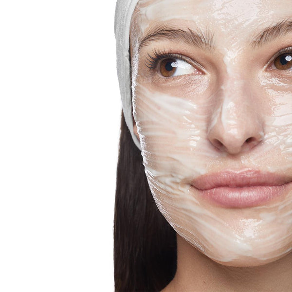 Intense Moisturizing Mask texture on the face from the Moisturizers Collection - Embryolisse skincare