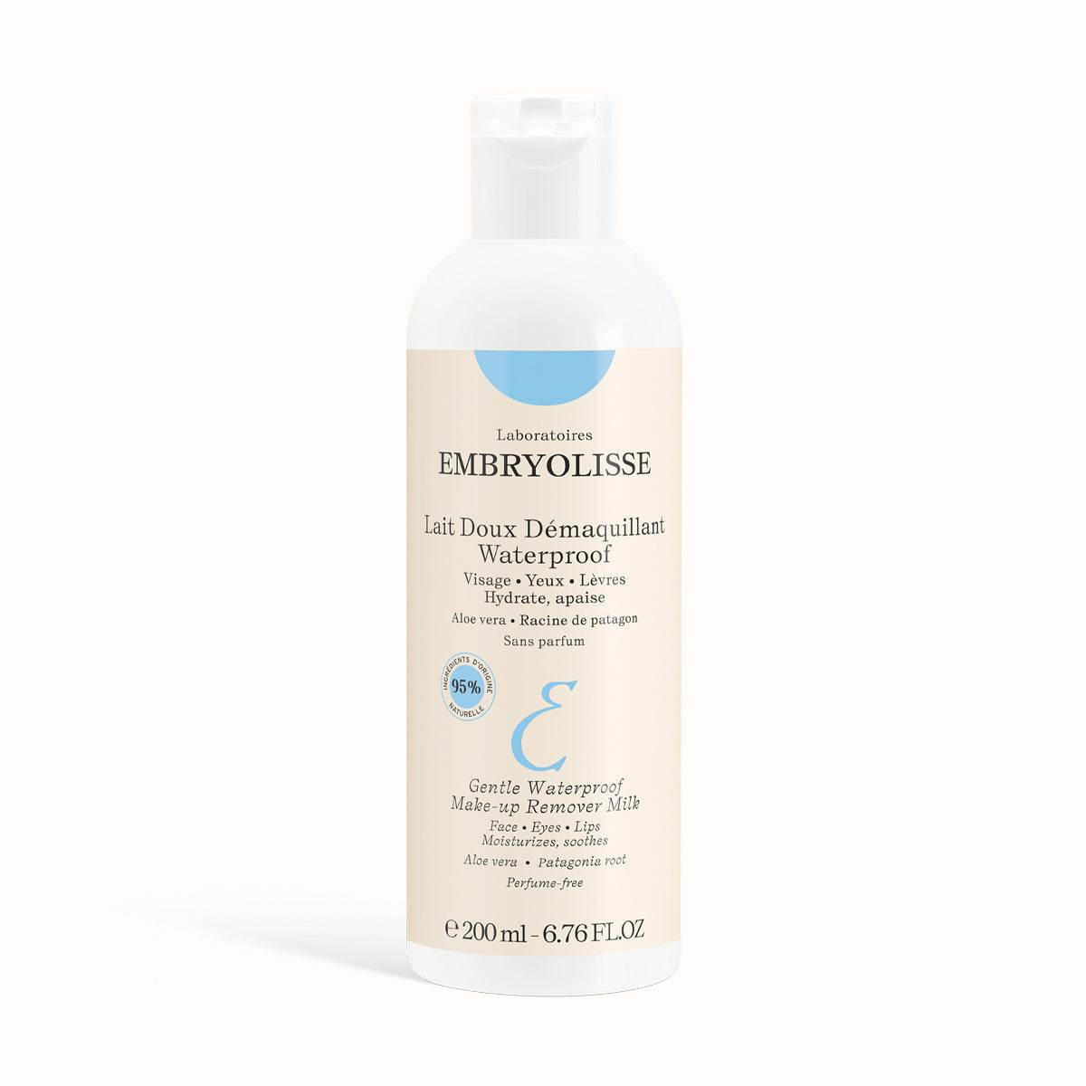 Gentle Waterproof Make-up Remover Milk from the Cleansers Collection  - Embryolisse Skincare