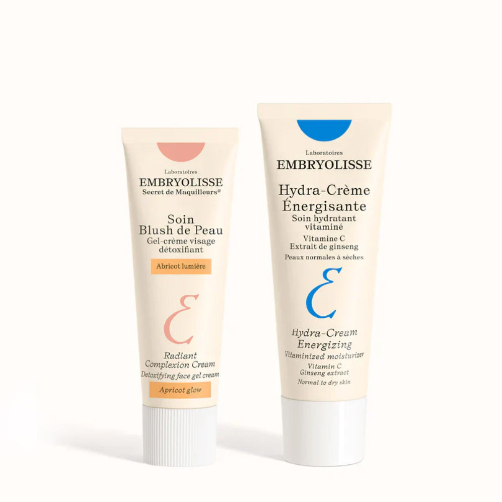 Detox and Glow Duo (Radiant Complexion Cream Apricot Glow and Hydra-Cream Energizing)by Embryolisse  at 20% off