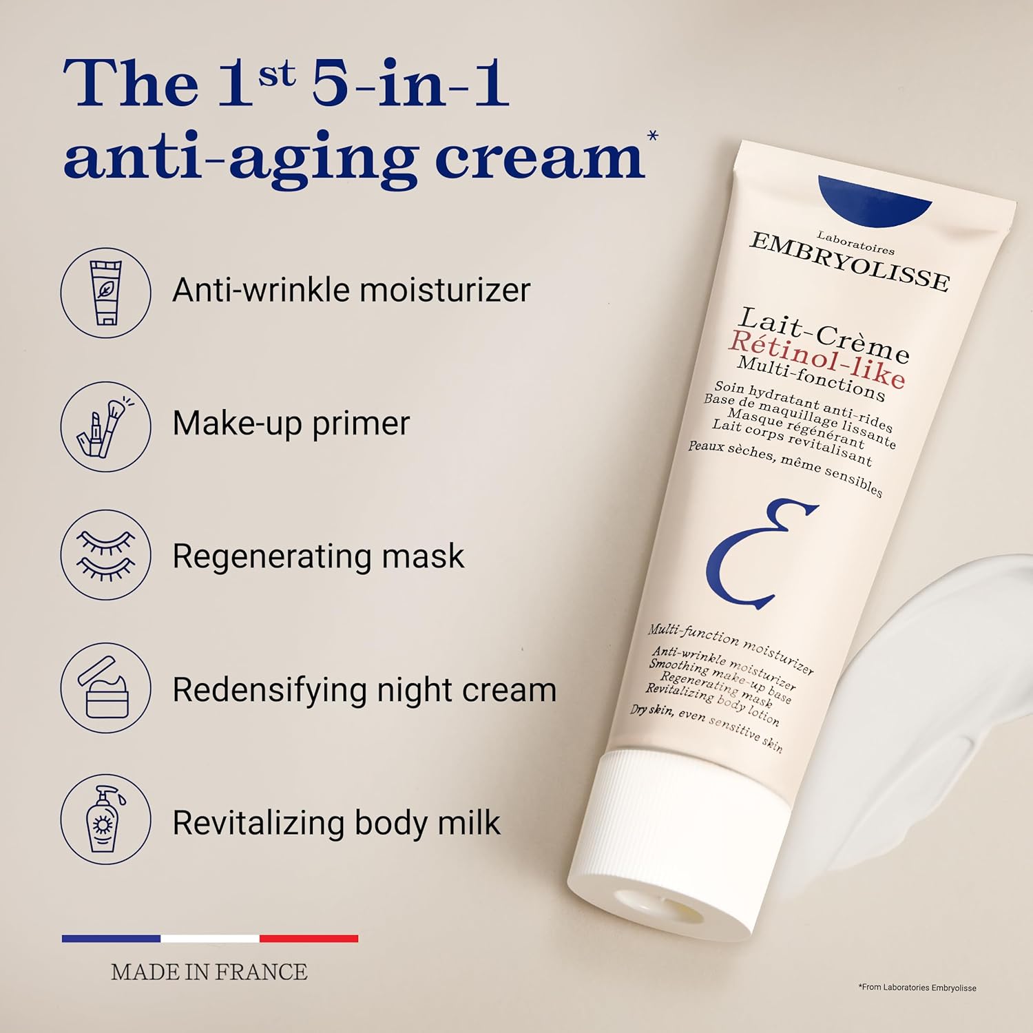 Lait Crème Retinol-Like - 5-in-1 Moisturizer | Embryolisse USA