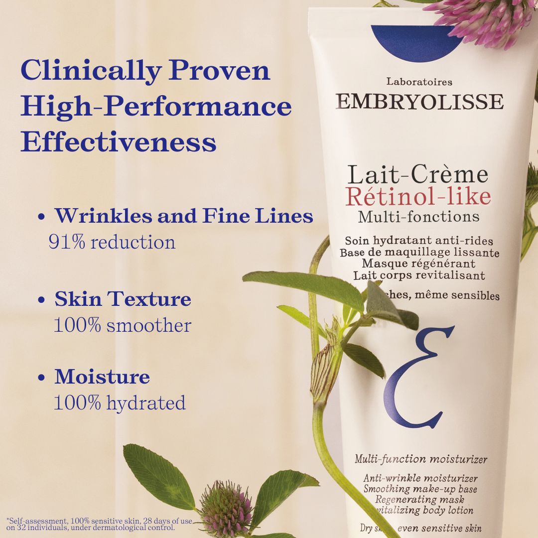 Lait-Creme Retinol-Like by Embryolisse: Clinically Proven High-Perfomance Effectivness