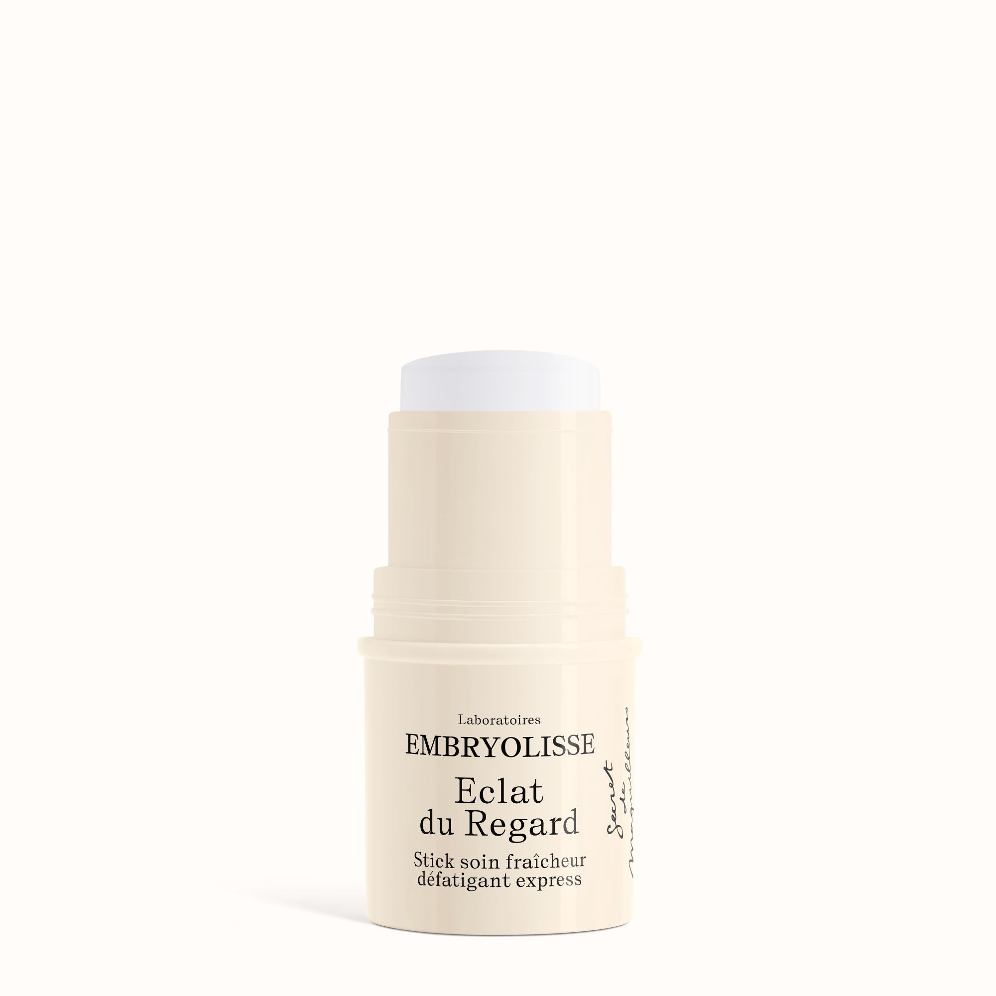 Radiant Eye Stick skin care tube without the cap by Embryolisse, a bestsller product with Aloe Vera.