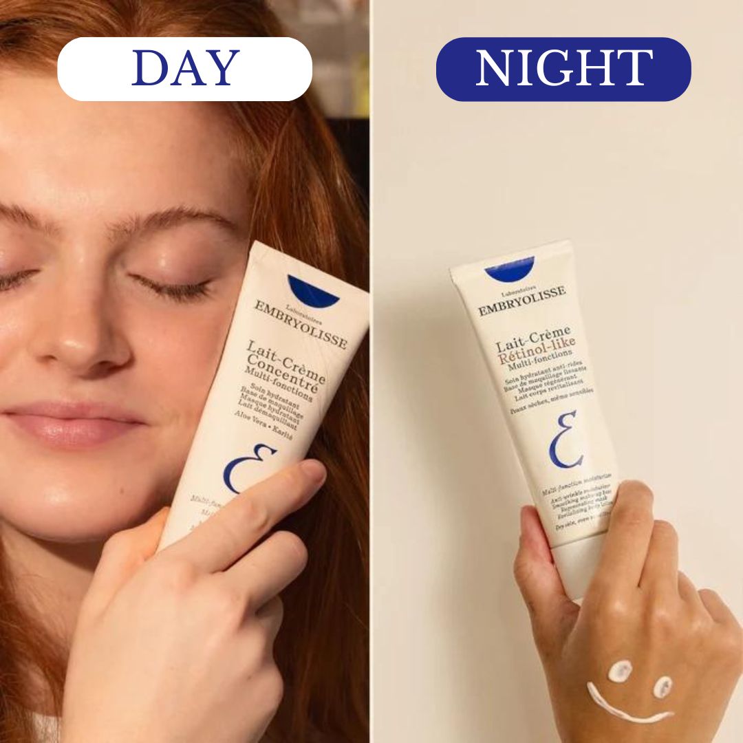 Lait-Crème Duo: Concentré + Retinol-like