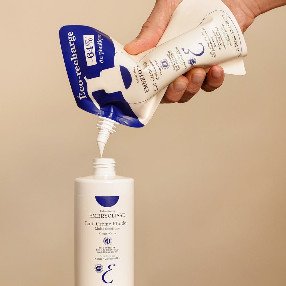 Lait-Crème Fluid+ Eco-refill for -64% plastic use from the Lait-Crème Collection - Embryolisse Skincare